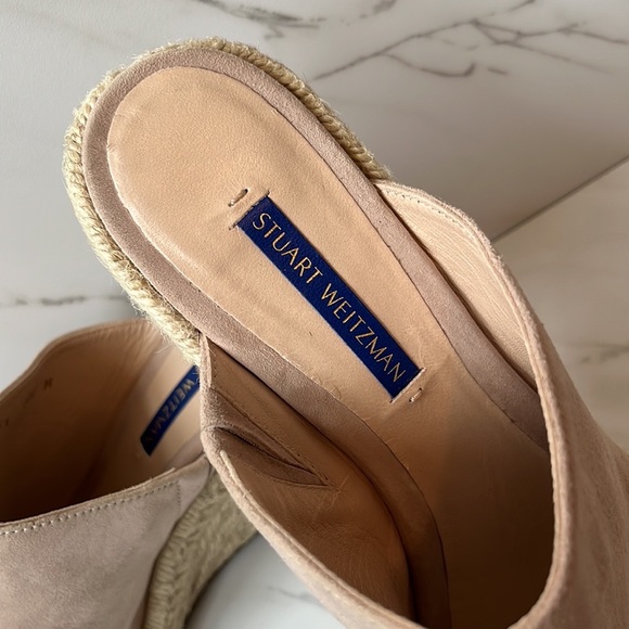 Stuart Weitzman Marabella Slide Espadrille Sandal in Pink - Picture 10 of 11